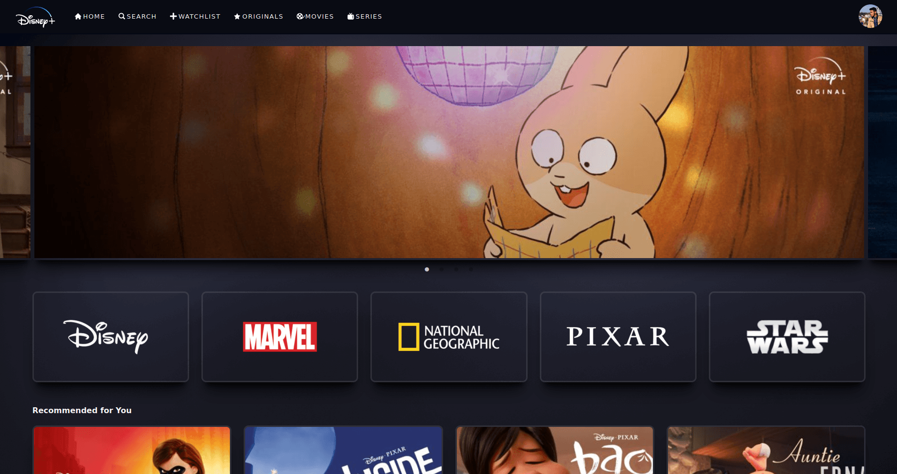 Disney+ Clone