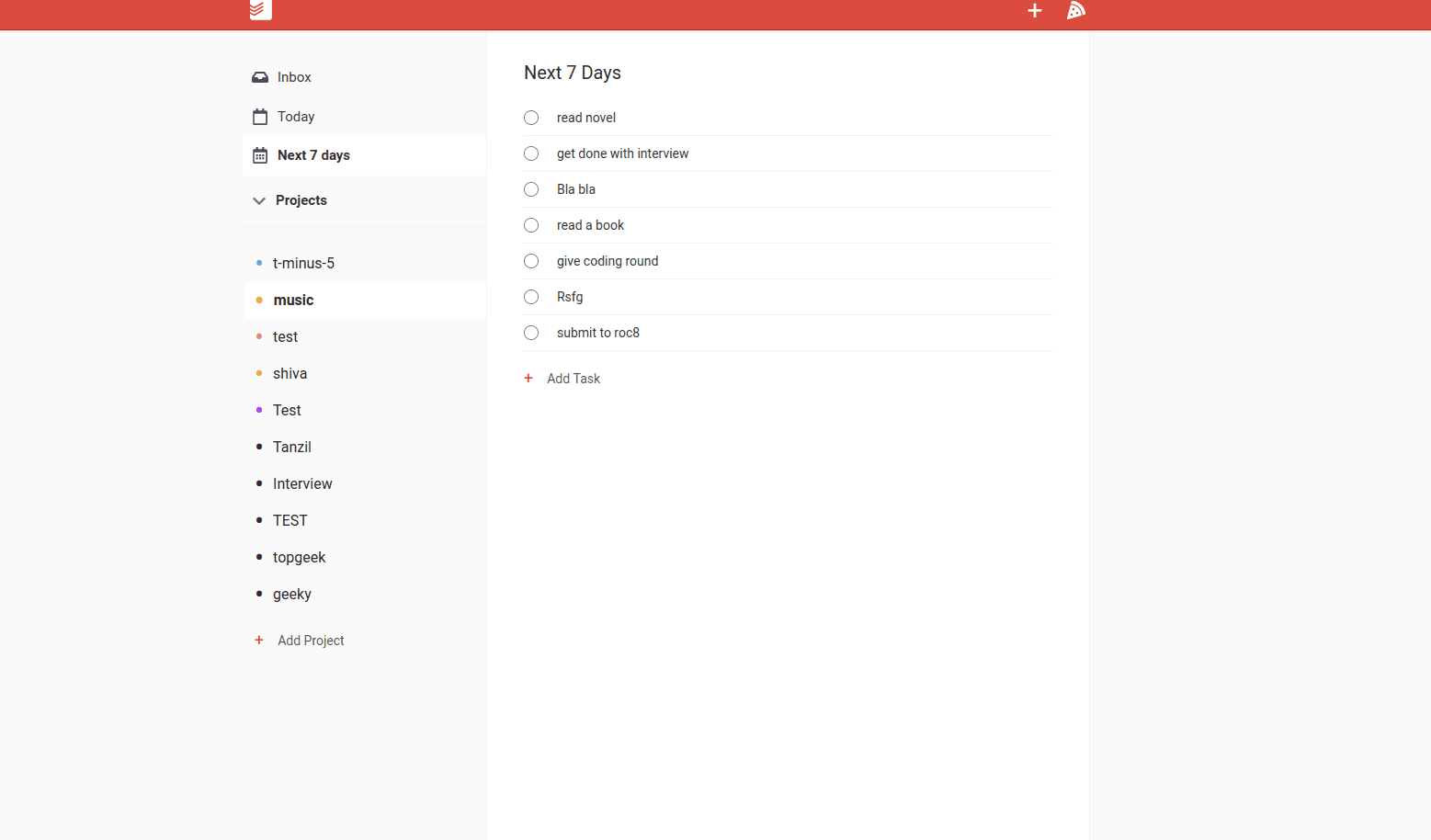 Todoist Clone